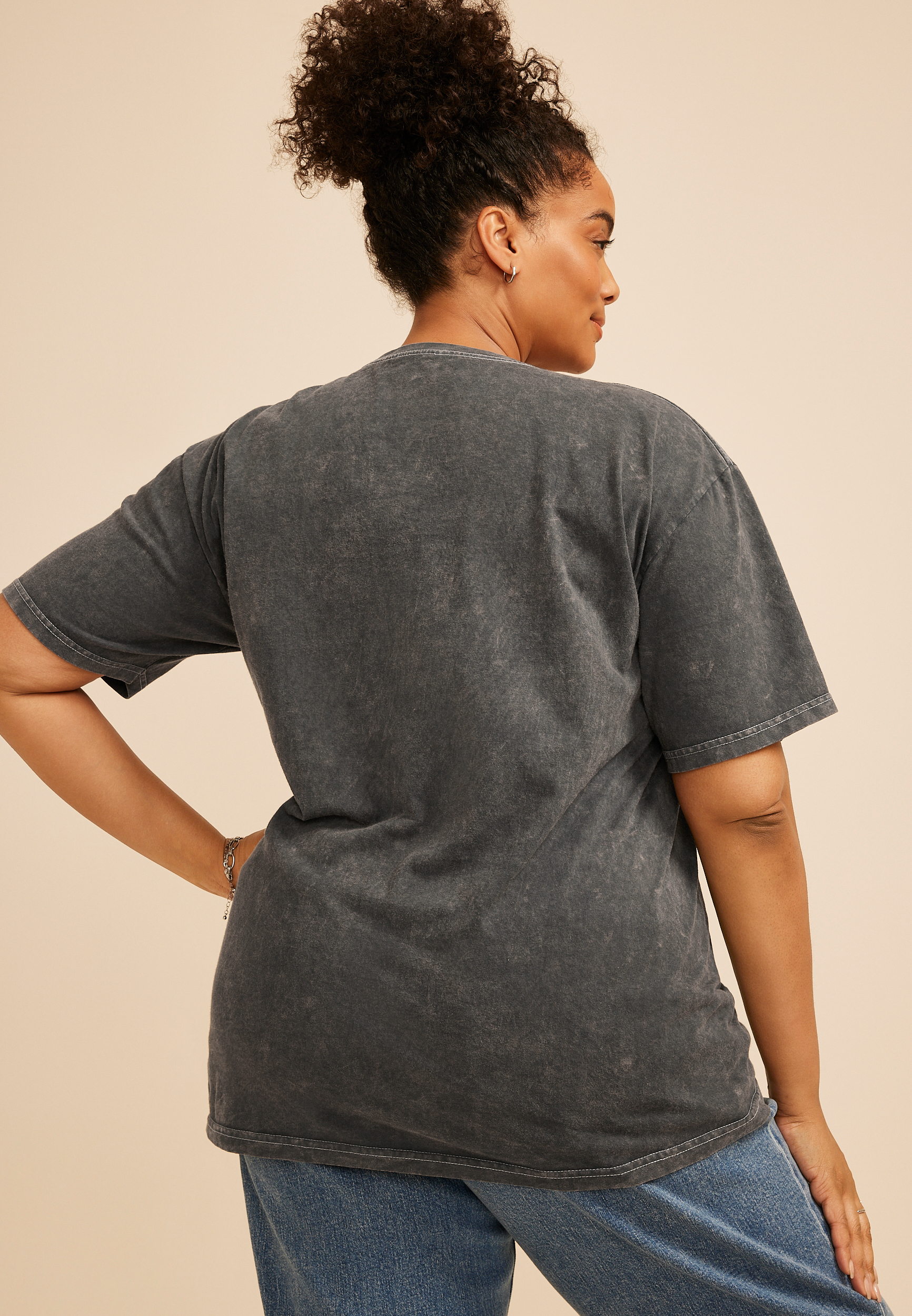 Plus Size Cassette Tape Standard Fit Graphic Tee, C106, large