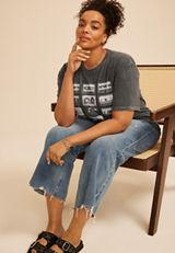 Plus Size Cassette Tape Standard Fit Graphic Tee, C106, small
