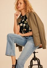 24/7 Kennedy Floral Crew Neck Tee, C1756, small
