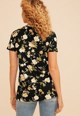 24/7 Kennedy Floral Crew Neck Tee, C1756, small