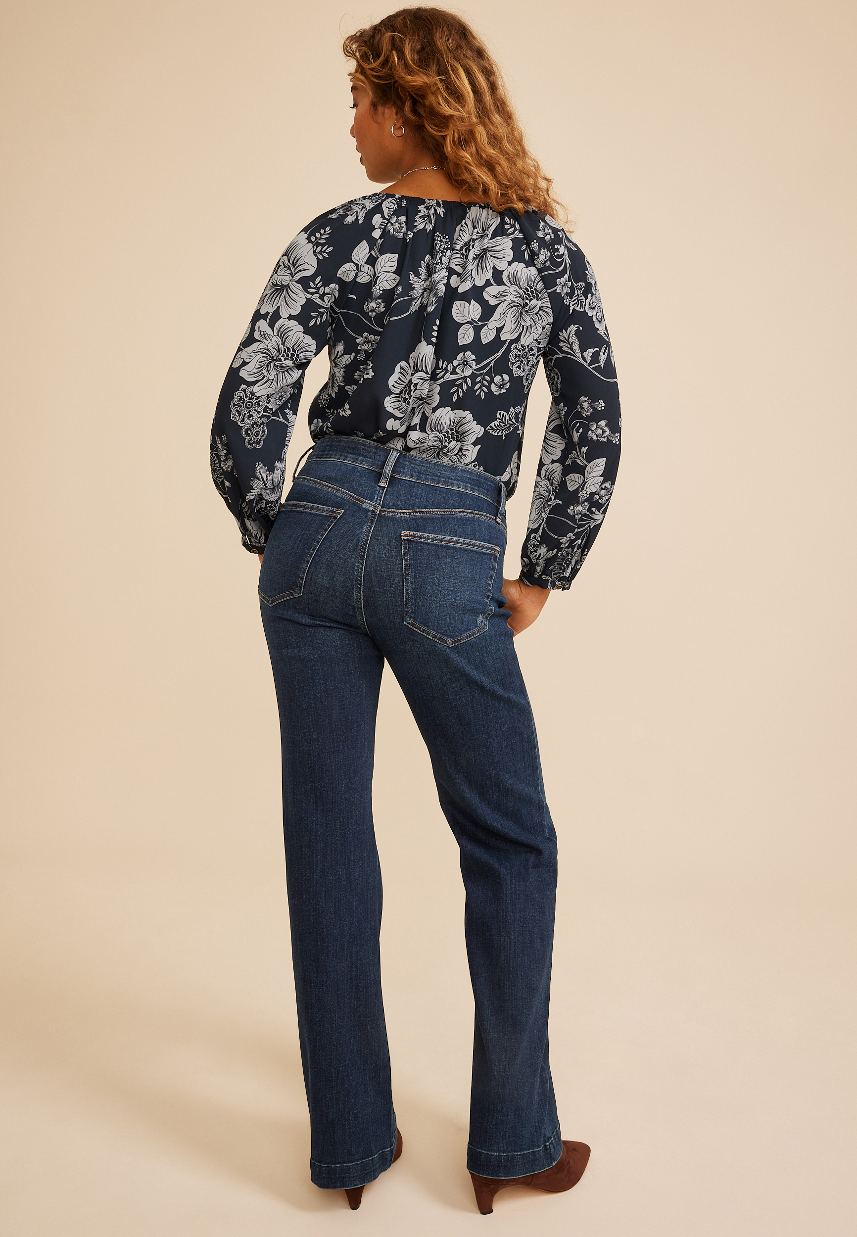 Silver Jeans Co. ® Avery Curvy High Rise Seam Front Trouser, C258, large