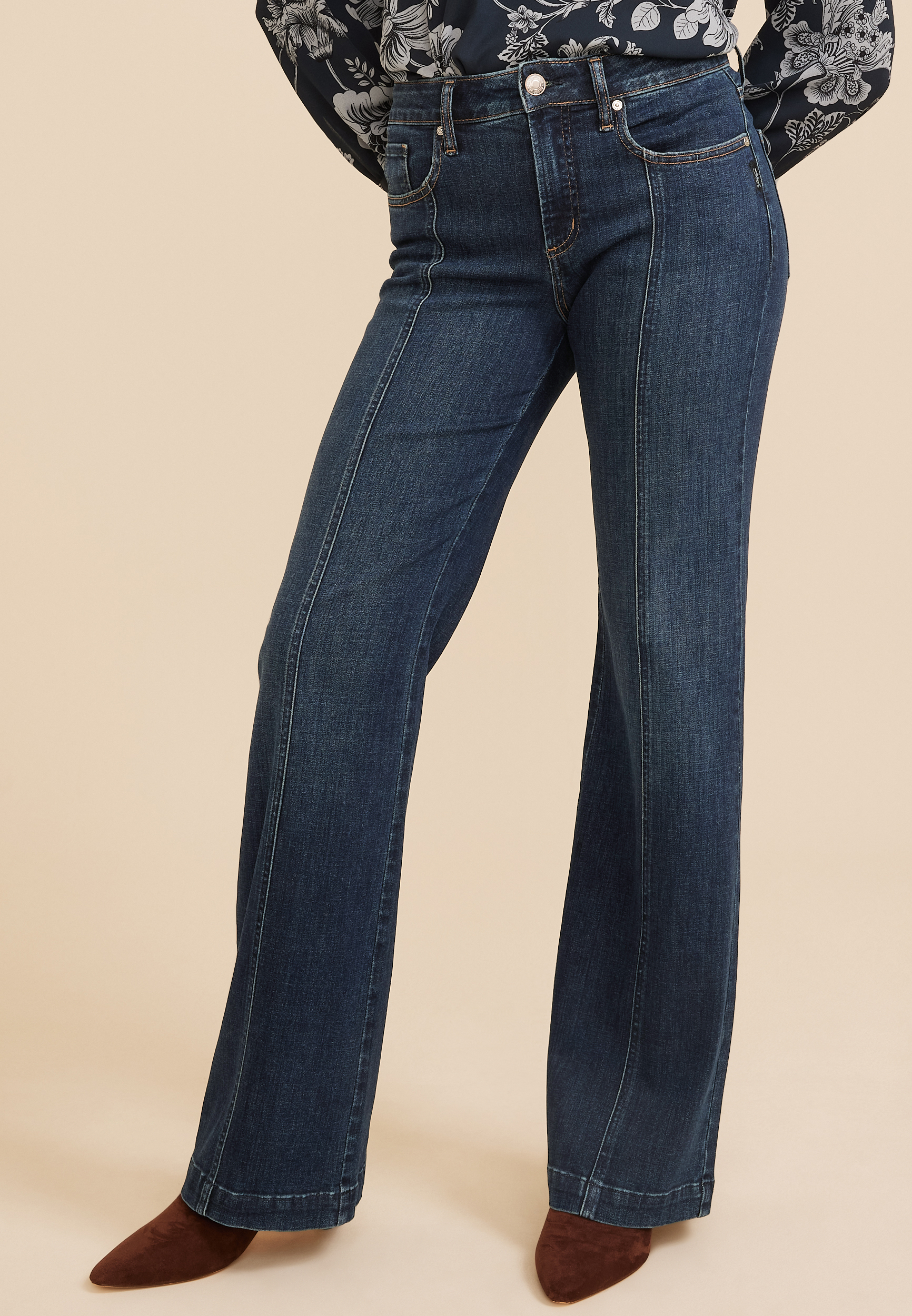 Silver Jeans Co. ® Avery Curvy High Rise Seam Front Trouser, C258, large