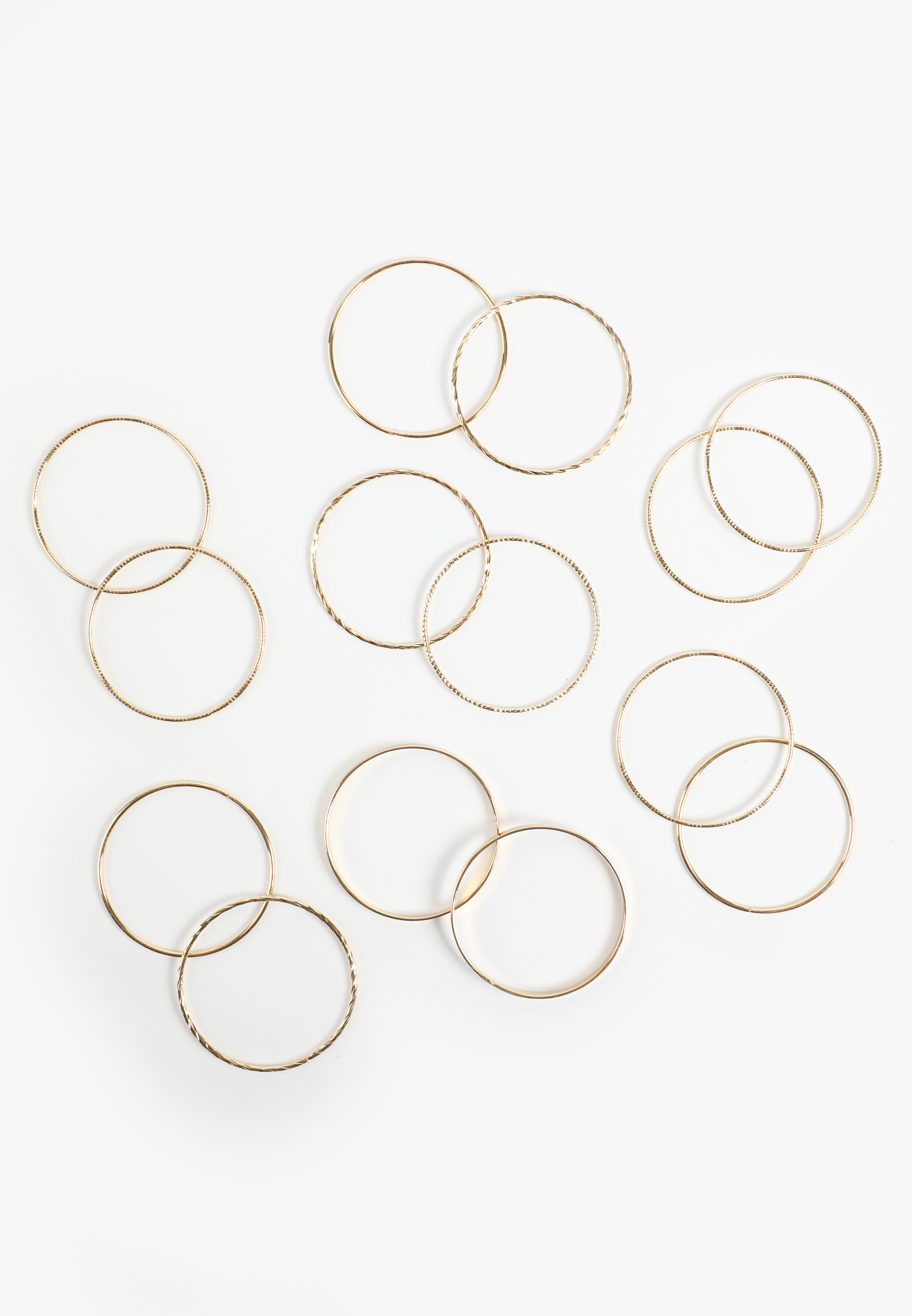 Gold Bangle Set, C605, large