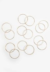 Gold Bangle Set, C605, small
