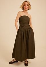 Band Of The Free Strapless Maxi Dress, C506, small