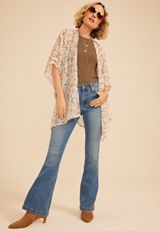 Floral Sheer Kimono, C5487, small