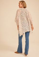 Floral Sheer Kimono, C5487, small