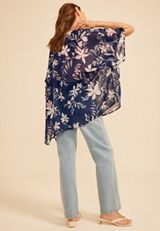 Floral Sheer Kimono, C6666, small