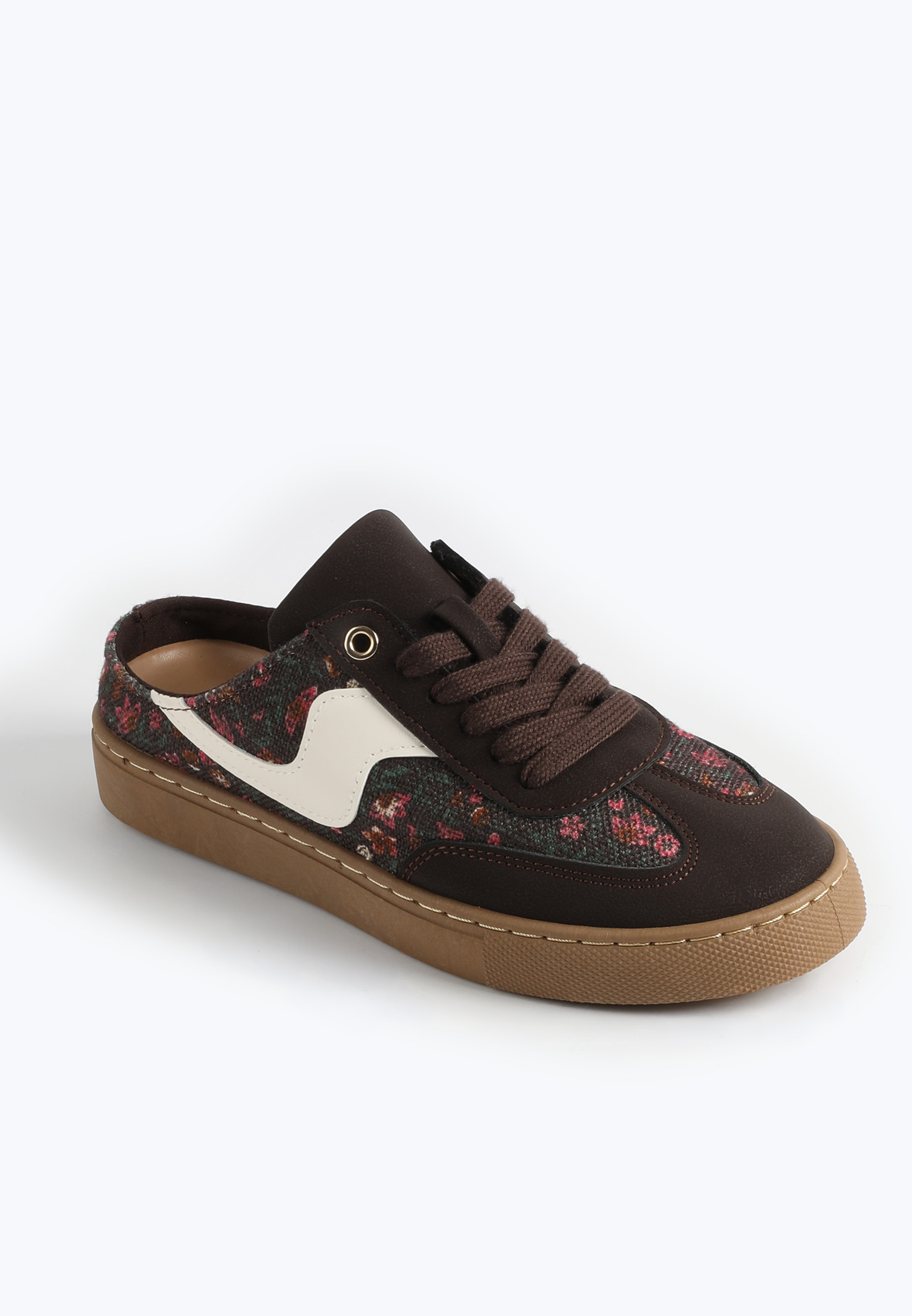 SuperCush Floral Lace Up Sneaker Mule