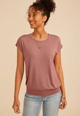 24/7 Short Sleeve Banded Tee, C4291, small