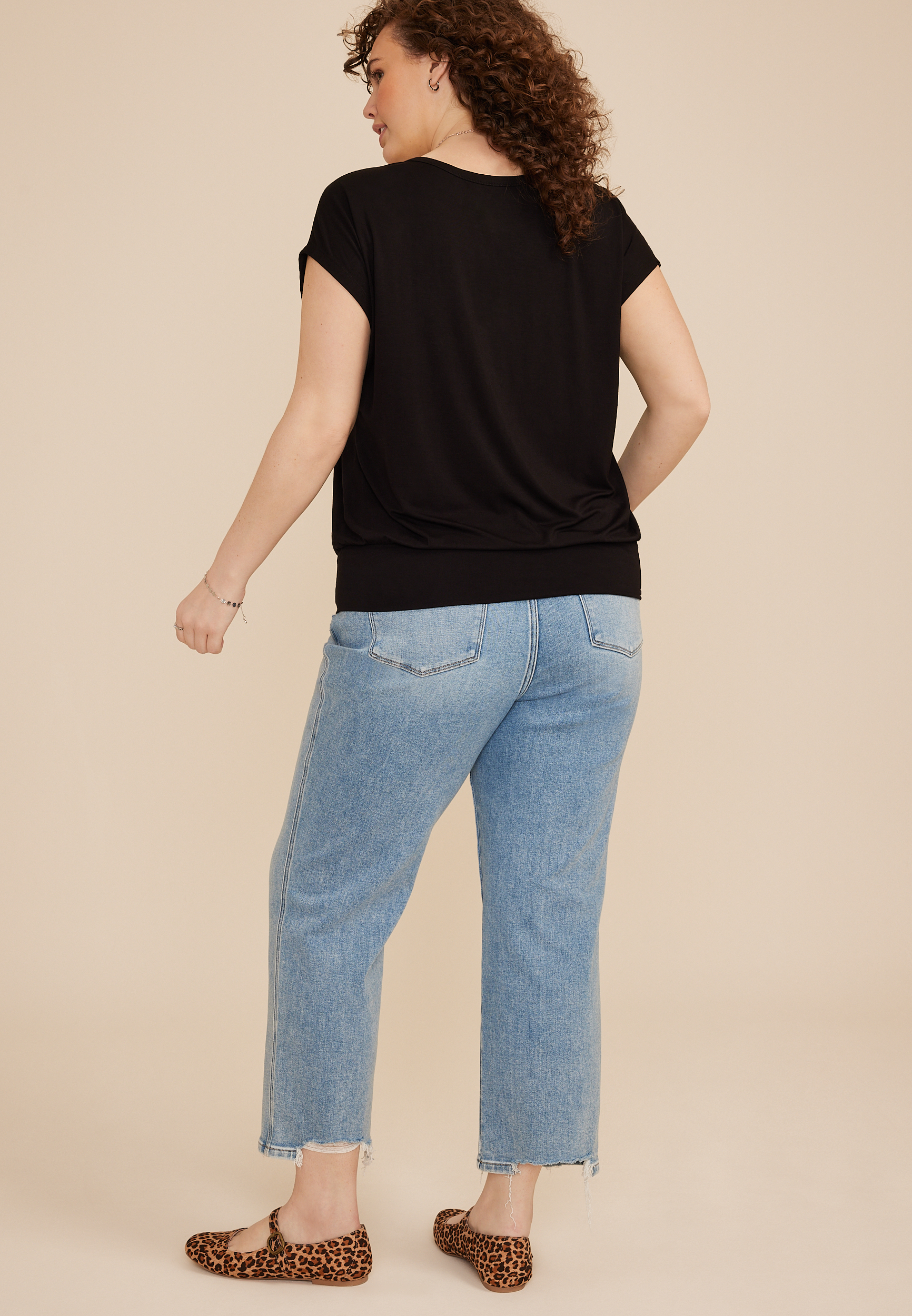 Plus 24/7 Short Sleeve Banded Tee