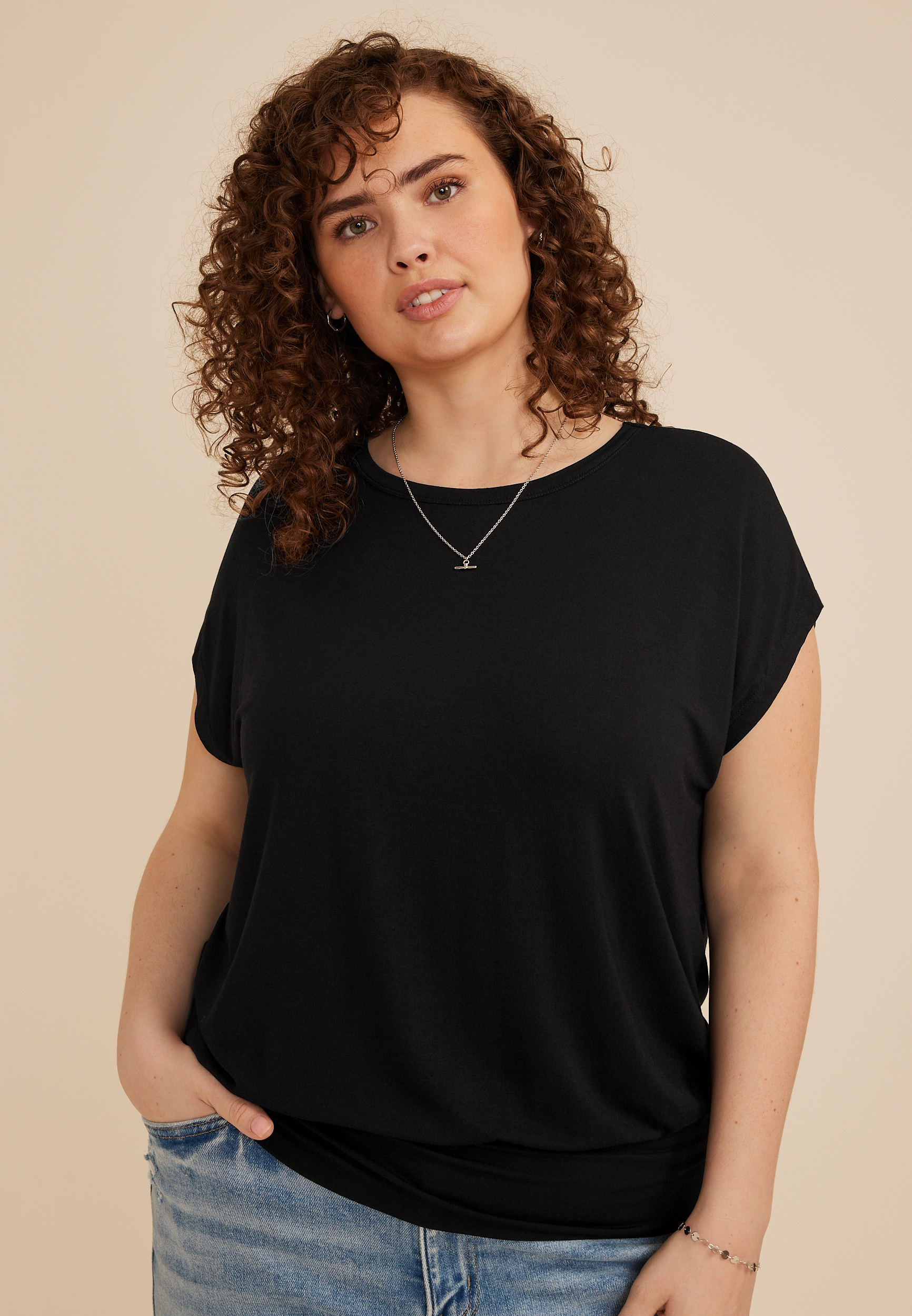 Plus 24/7 Short Sleeve Banded Tee