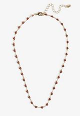 Everyday Layers Brown Heart Chain Necklace, C605, small