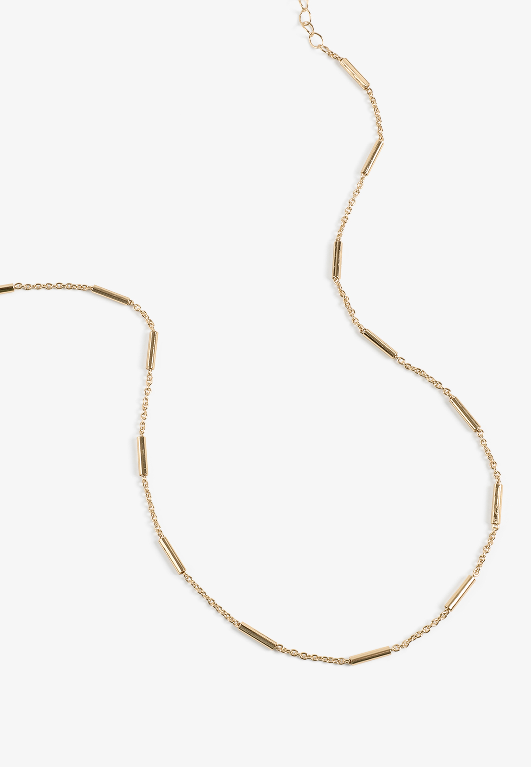 Everyday Layers Gold Bar Link Chain Necklace