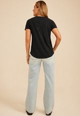Sun Celestial Studded Classic Fit Graphic Tee, C106, small