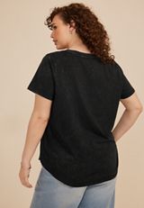 Plus Size Sun Celestial Studded Classic Fit Graphic Tee, C106, small
