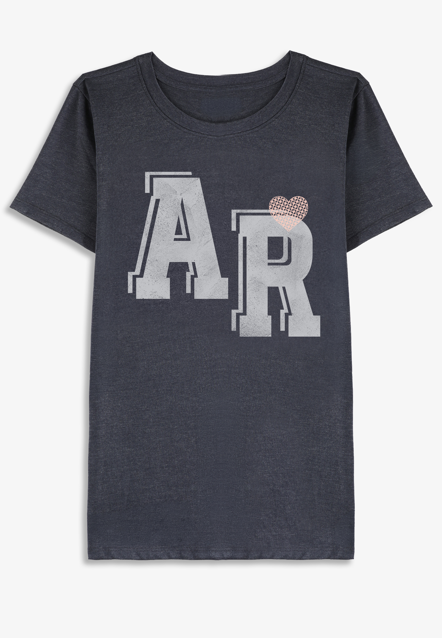 State Varsity Embroidered Heart Classic Graphic Tee