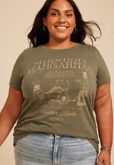 Plus Size Midnight Margaritas Classic Fit Graphic Tee, C9161, small
