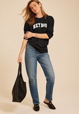 Willowsoft Hey Boo Sweatshirt, C106, small