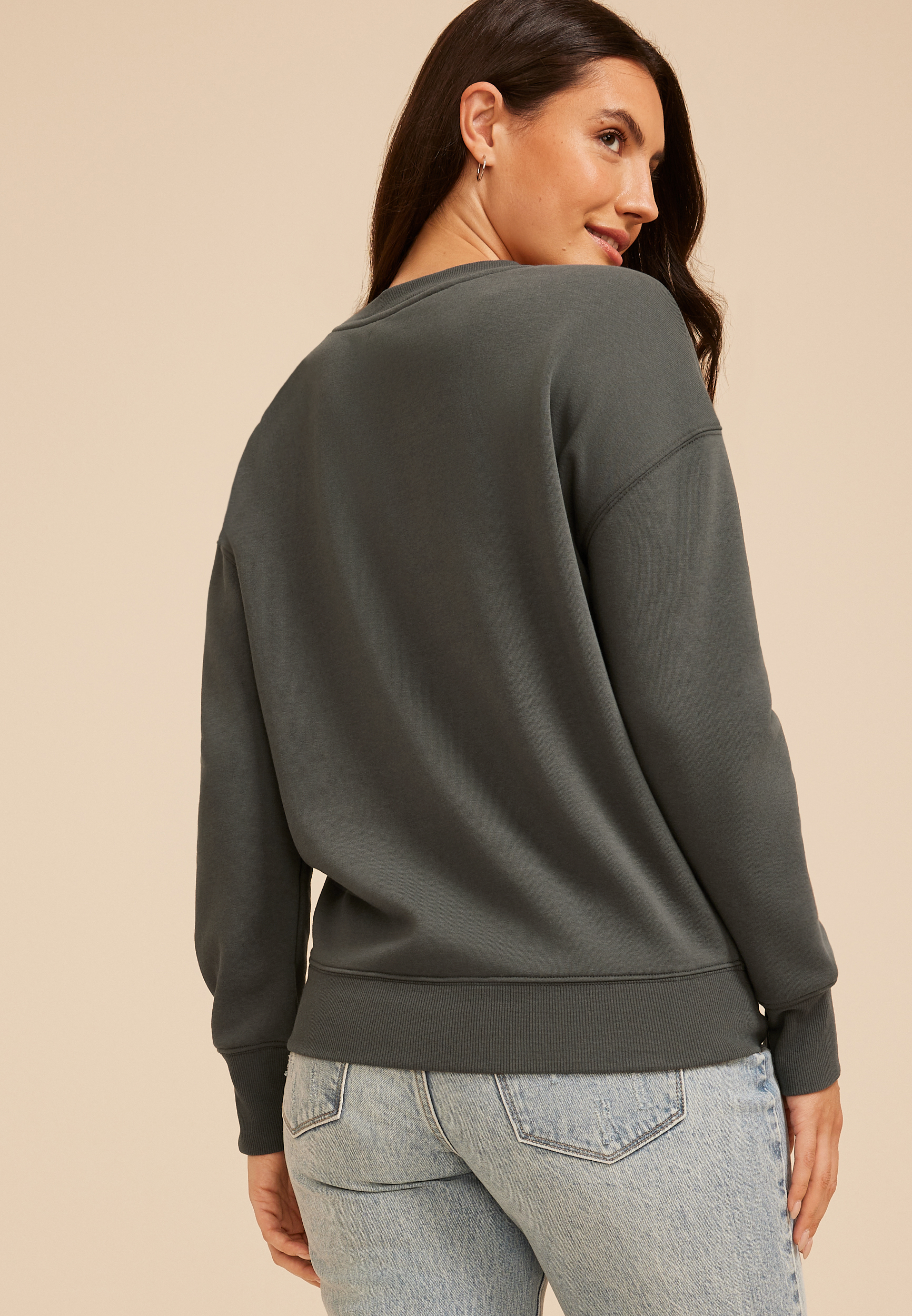 Spooky Season Lace Sweatshirt, C4033, large