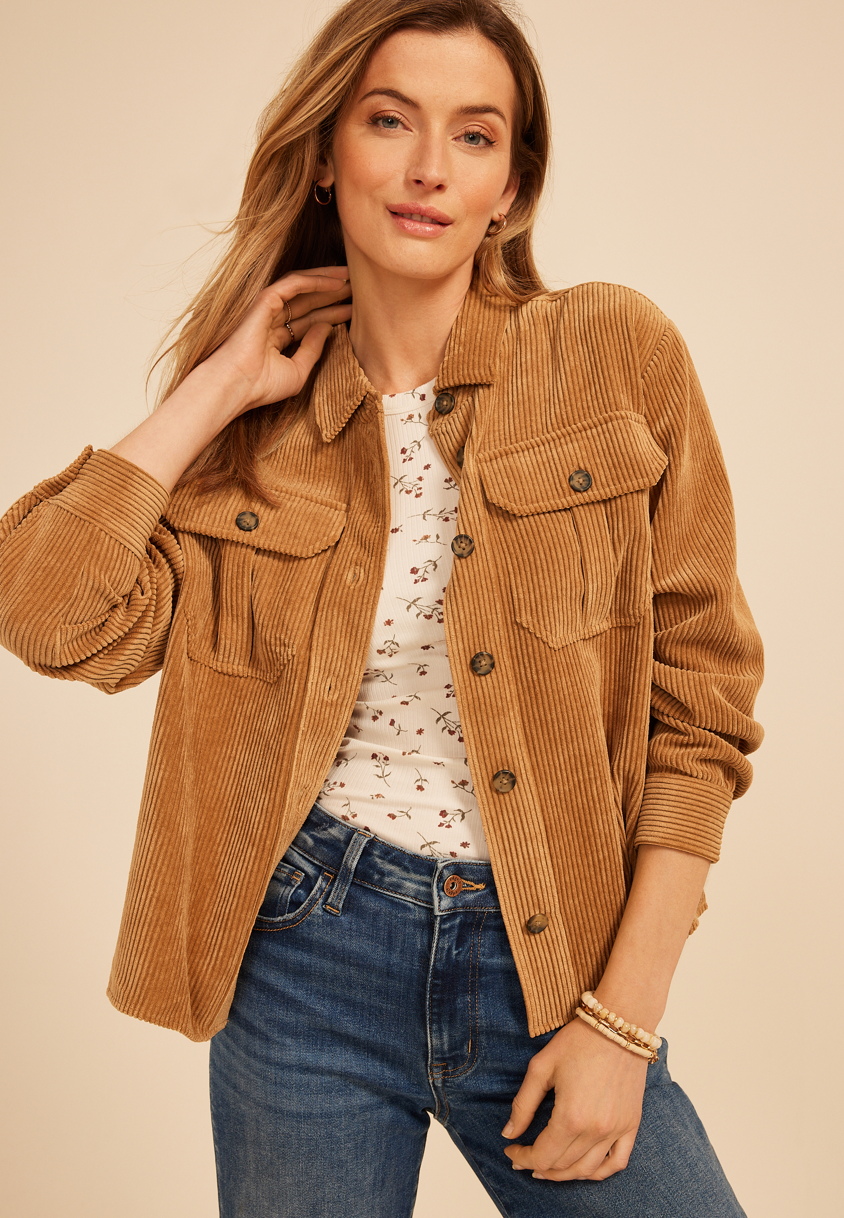 Corduroy Utility Shacket