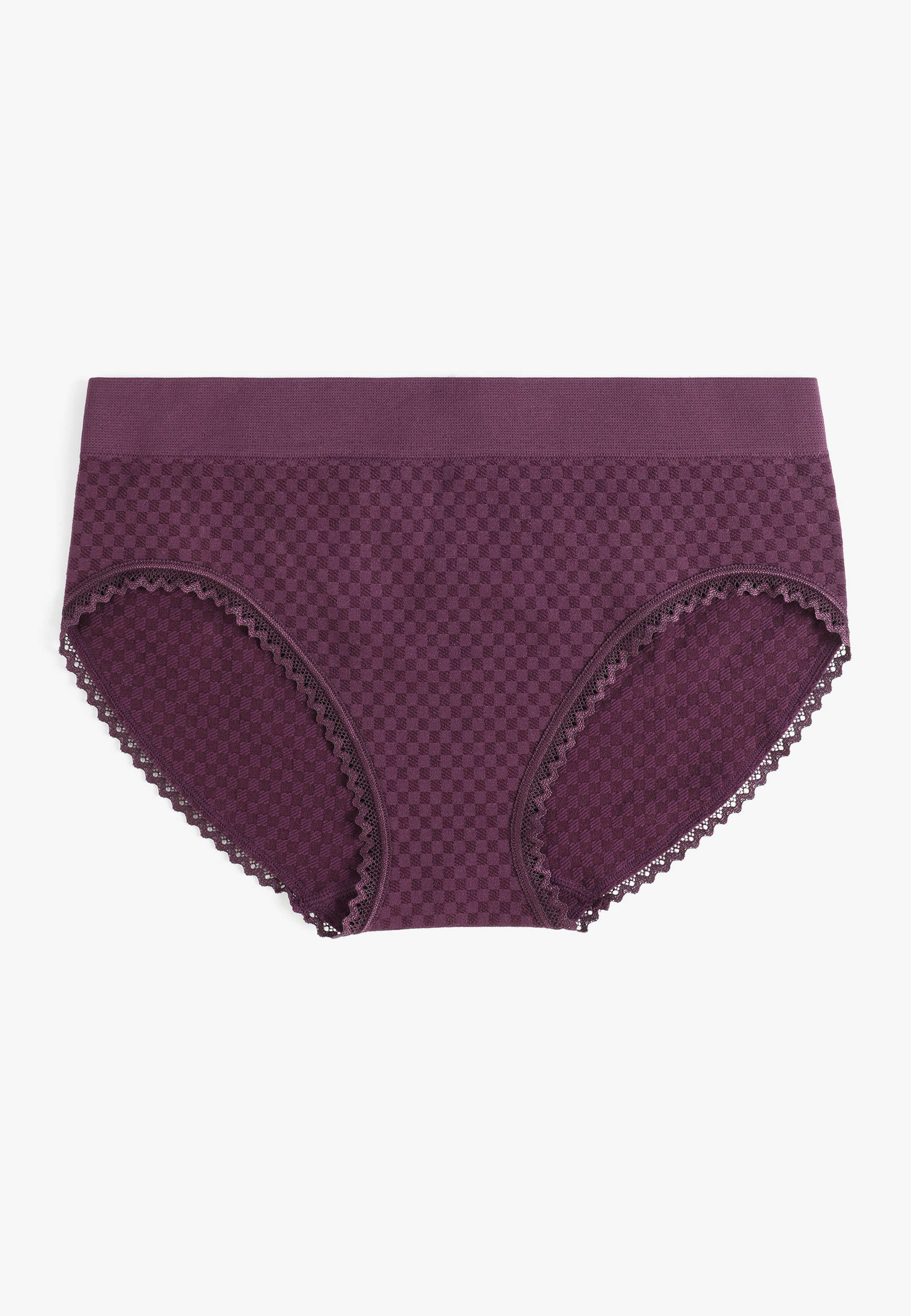 True Stretch Seamless Gingham Bikini Panty