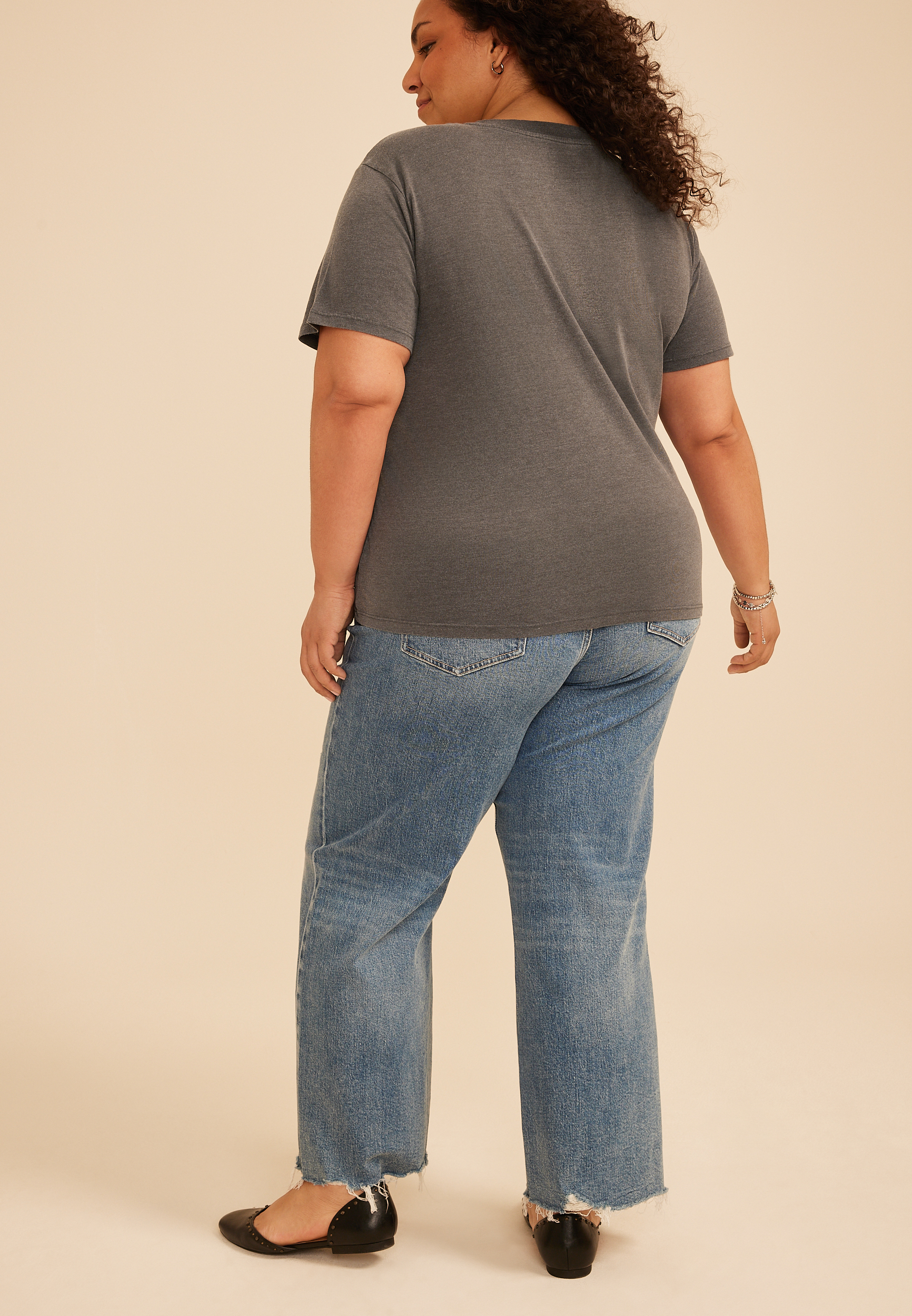 Plus Size World Tour Free Your Soul Vintage Fit Graphic Tee, C9501, large