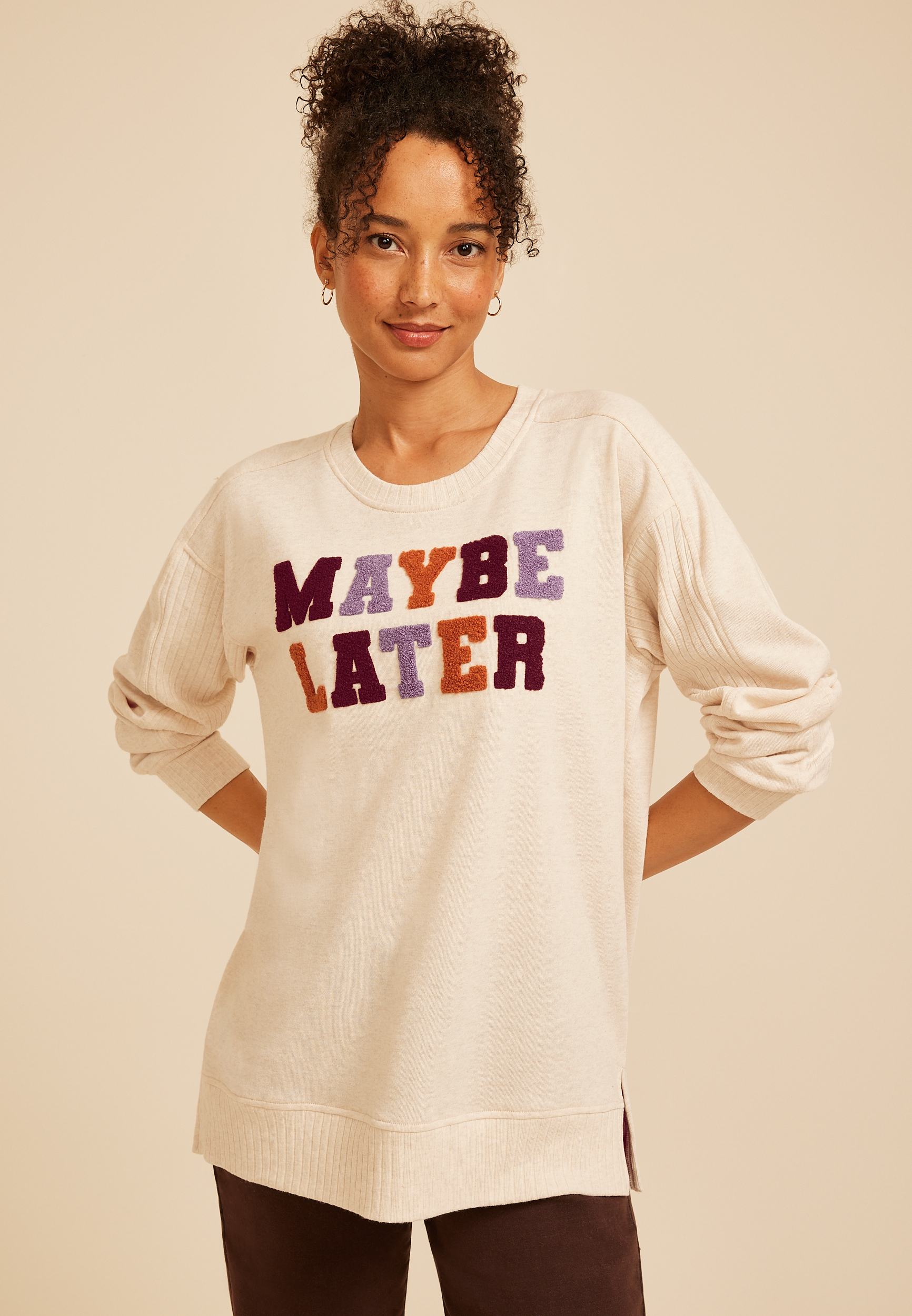 Willowsoft Maybe Later Sweatshirt