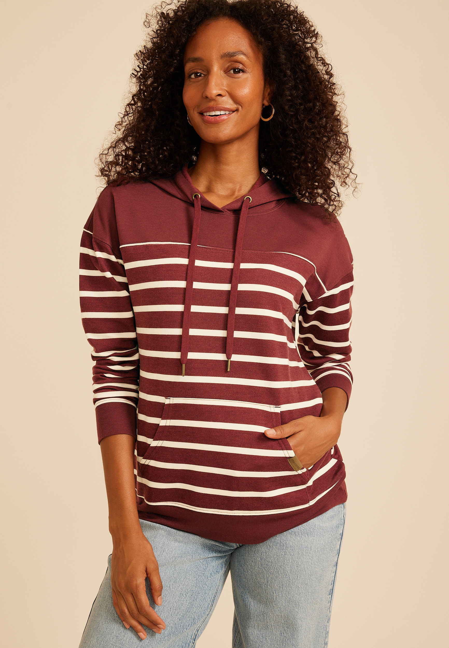 Homeward Striped Hoodie