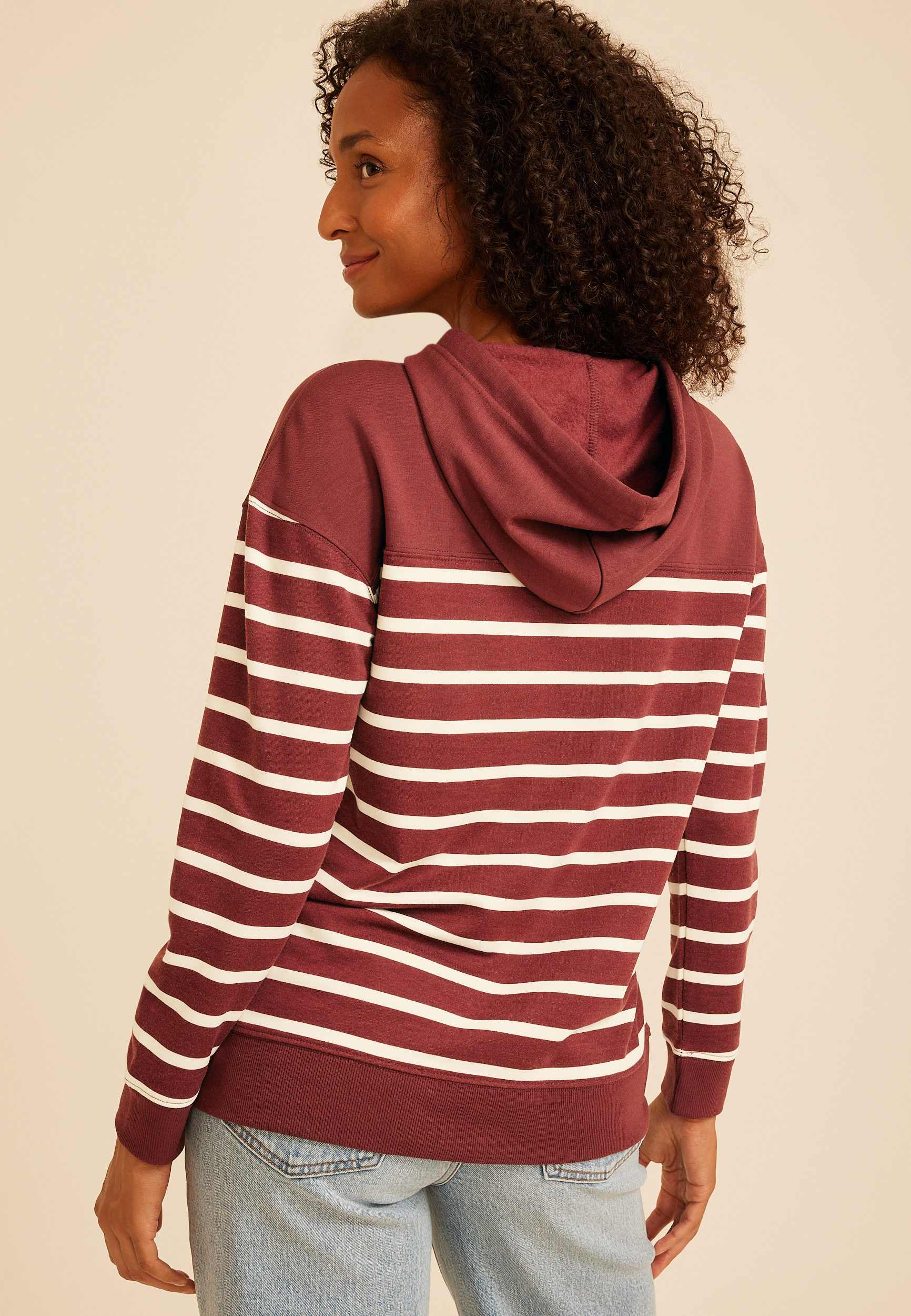 Homeward Striped Hoodie, C392, large