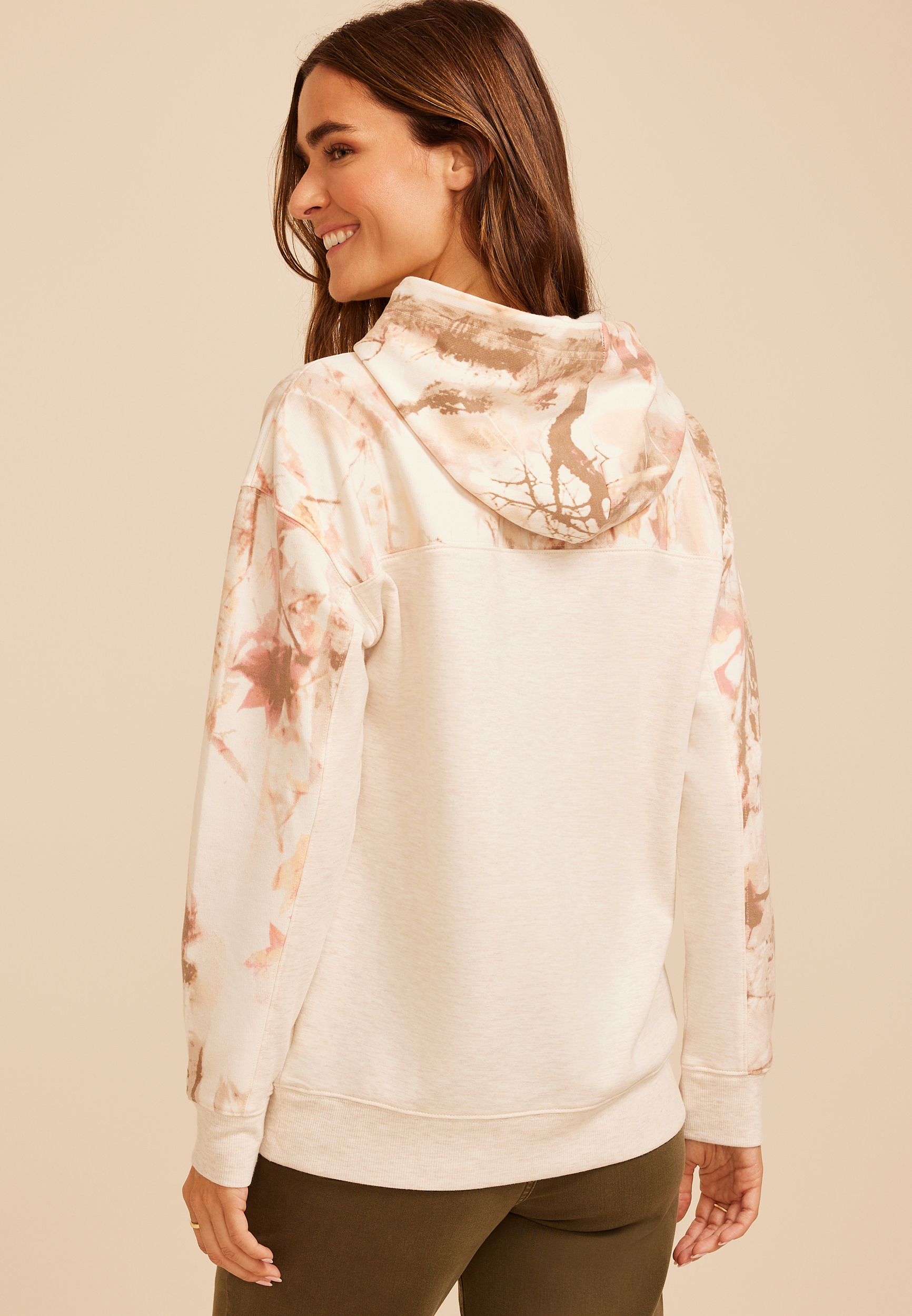 Homeward Colorblock Camo Hoodie, C5249, large