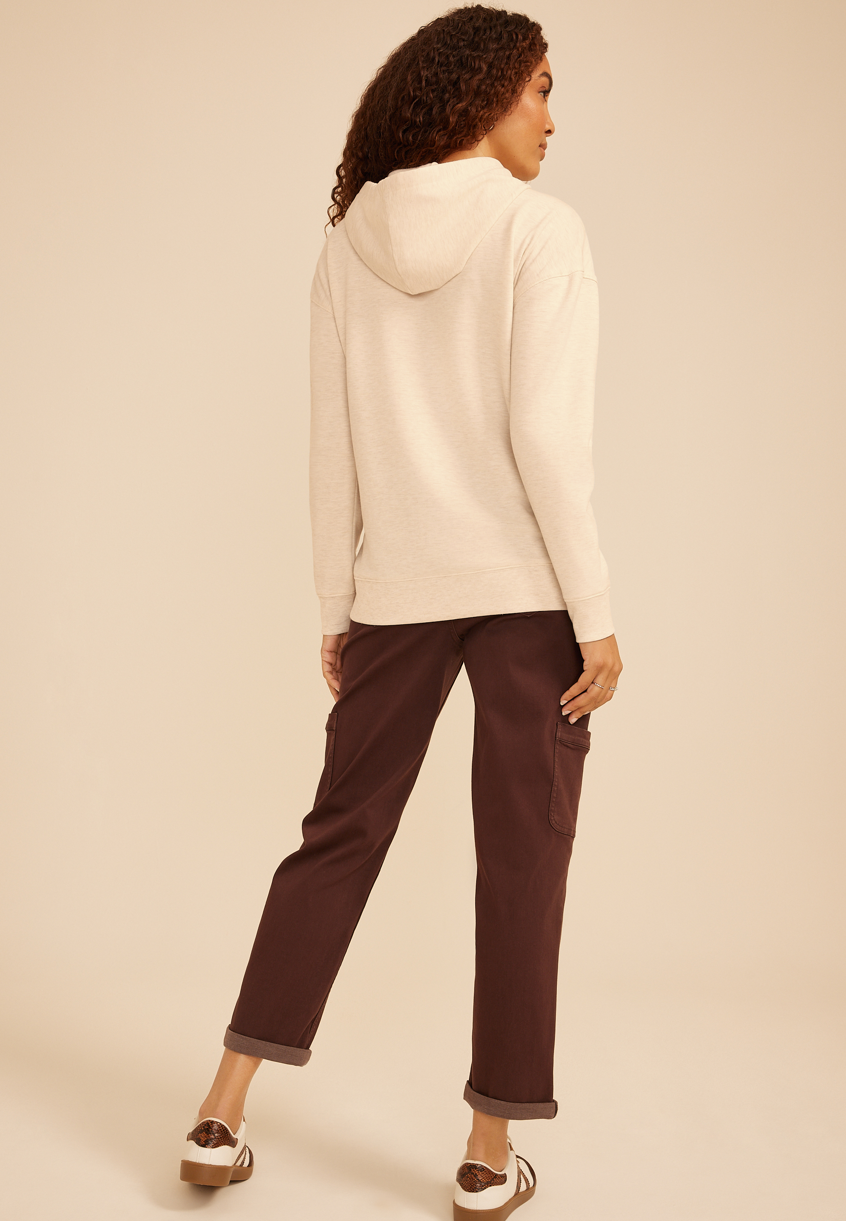 Homeward Colorblock Striped Hoodie, C5249, large
