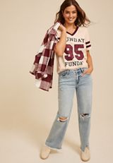 Sunday Funday Classic Fit Graphic Tee, C3363, small