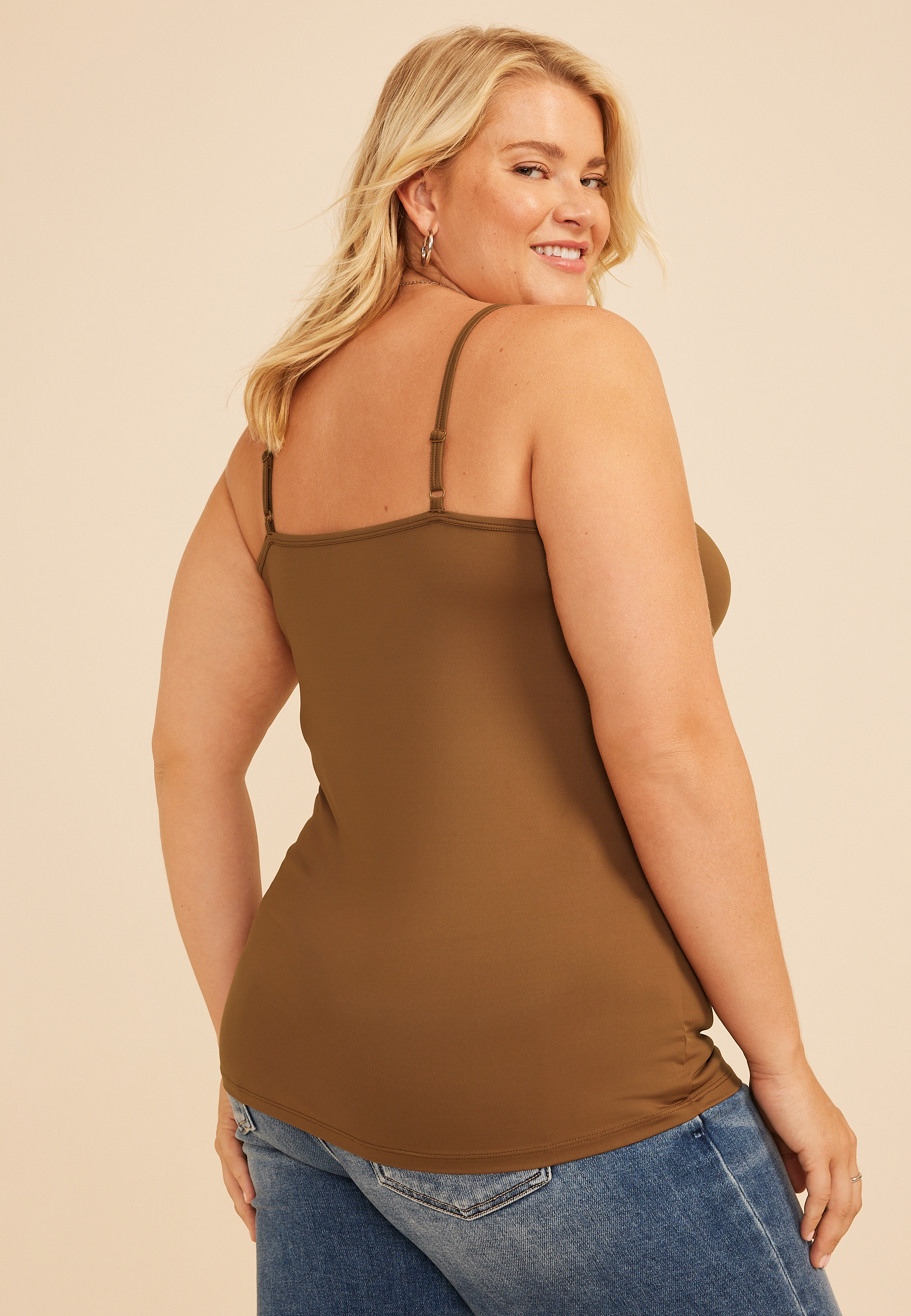Plus Size Nylon Cami, C8764, large