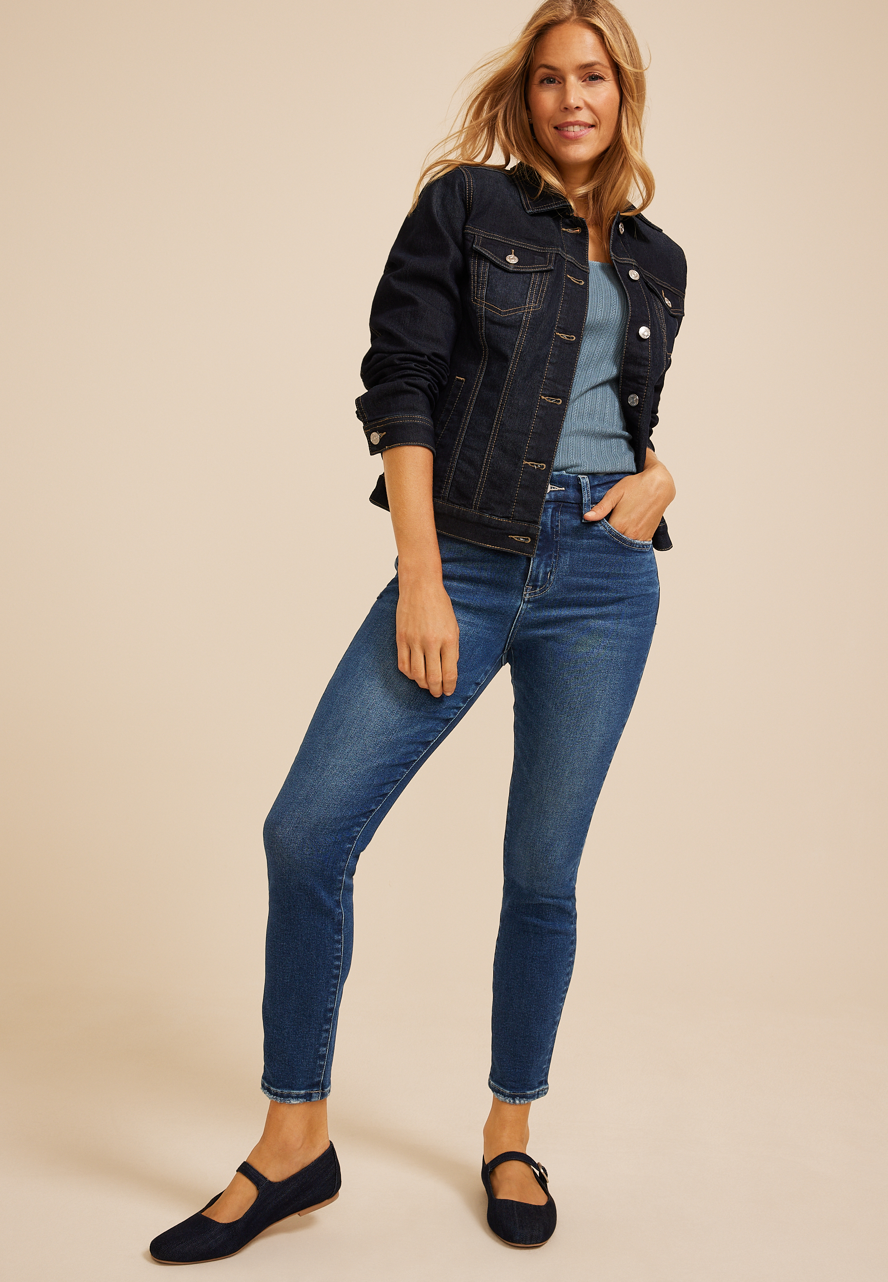 Flying Monkey&trade; High Rise Ankle Skinny Jean