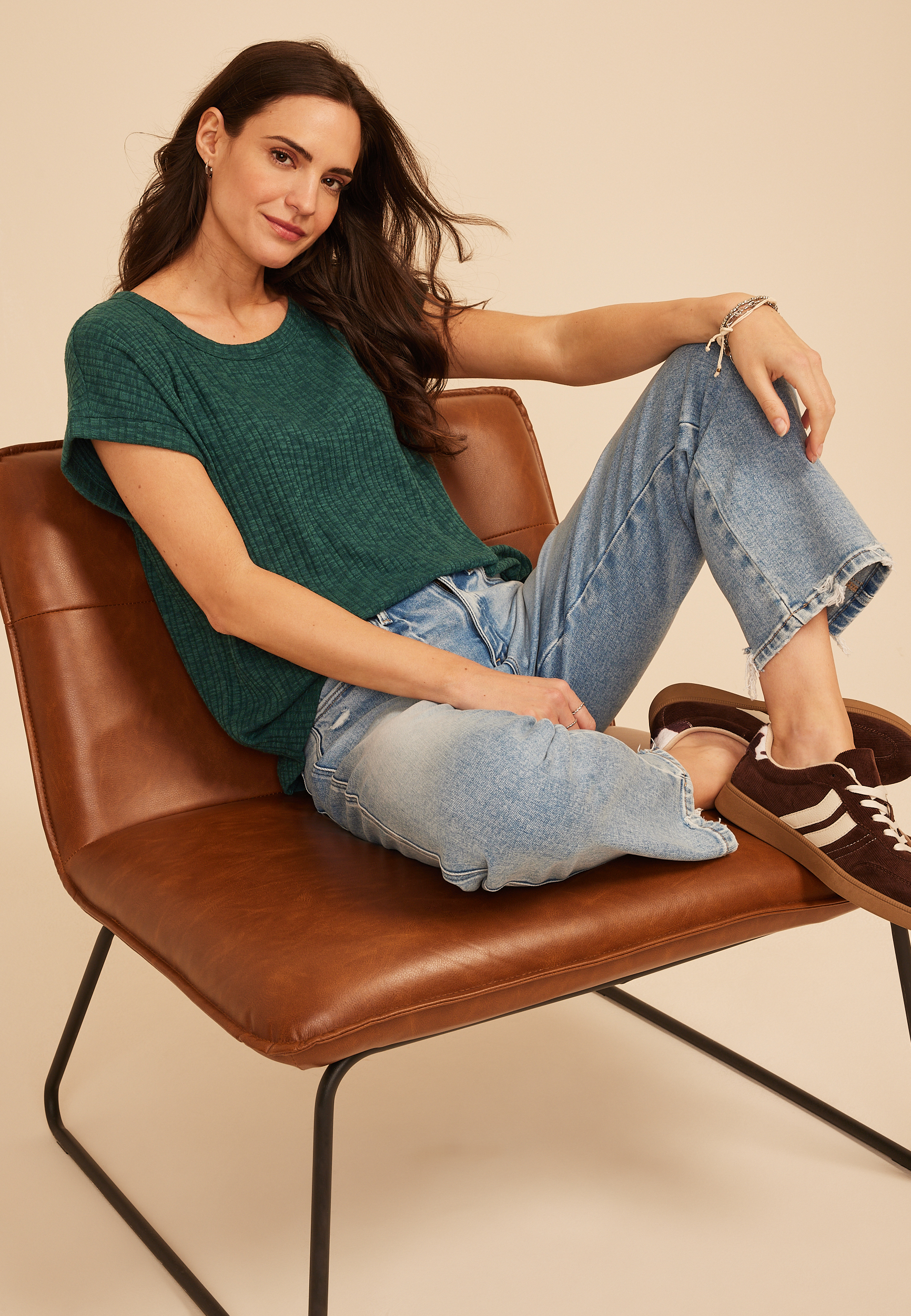 24/7 Slub Rib Relaxed Fit Tee