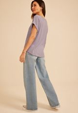 24/7 Slub Rib Relaxed Fit Tee, LAVENDER GRAY, small
