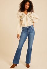 Flying Monkey™ High Rise Ankle Slim Boot Jean, C3337, small