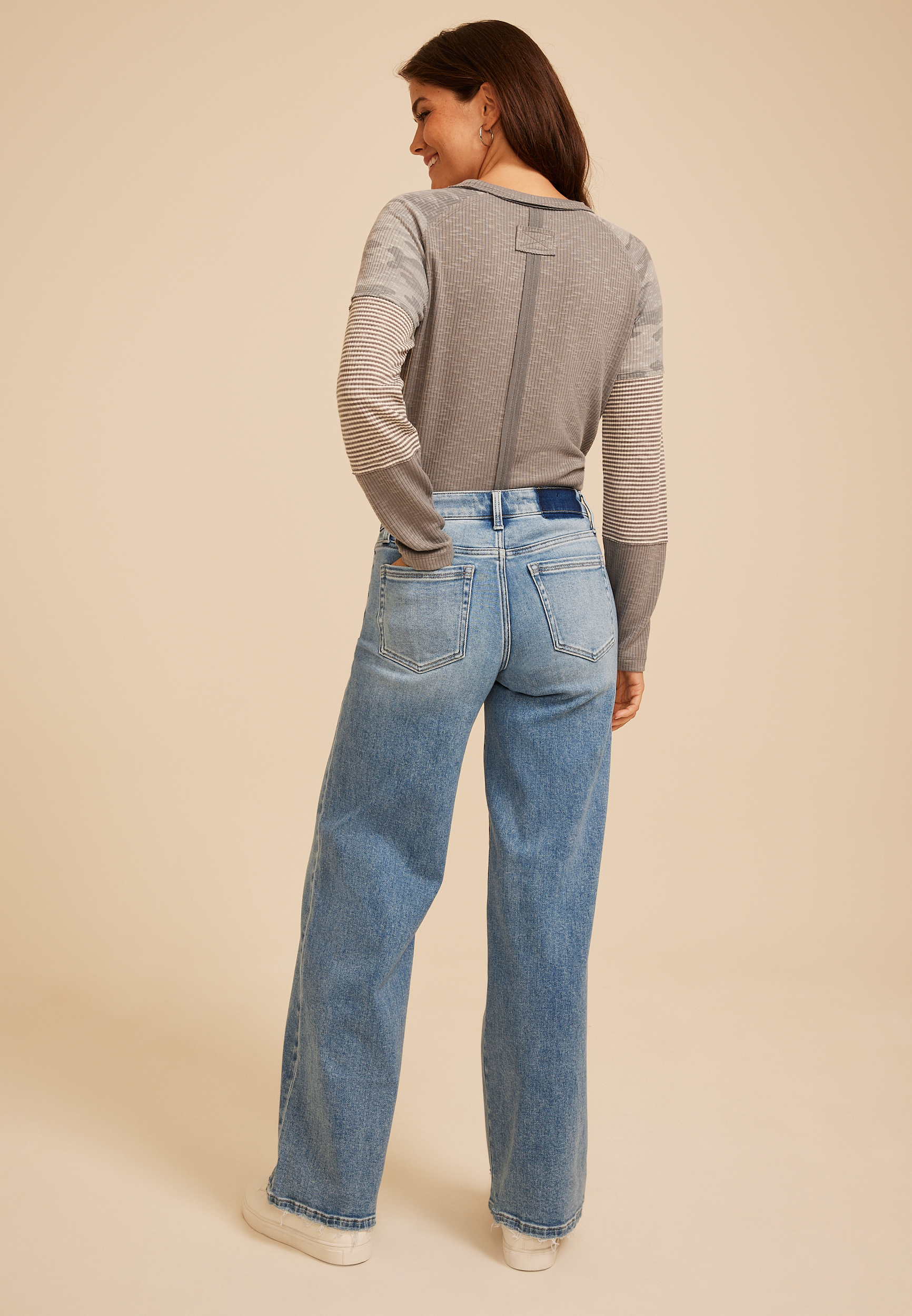 Flying Monkey™ Mid Rise Wide Leg Jean, C2806, large