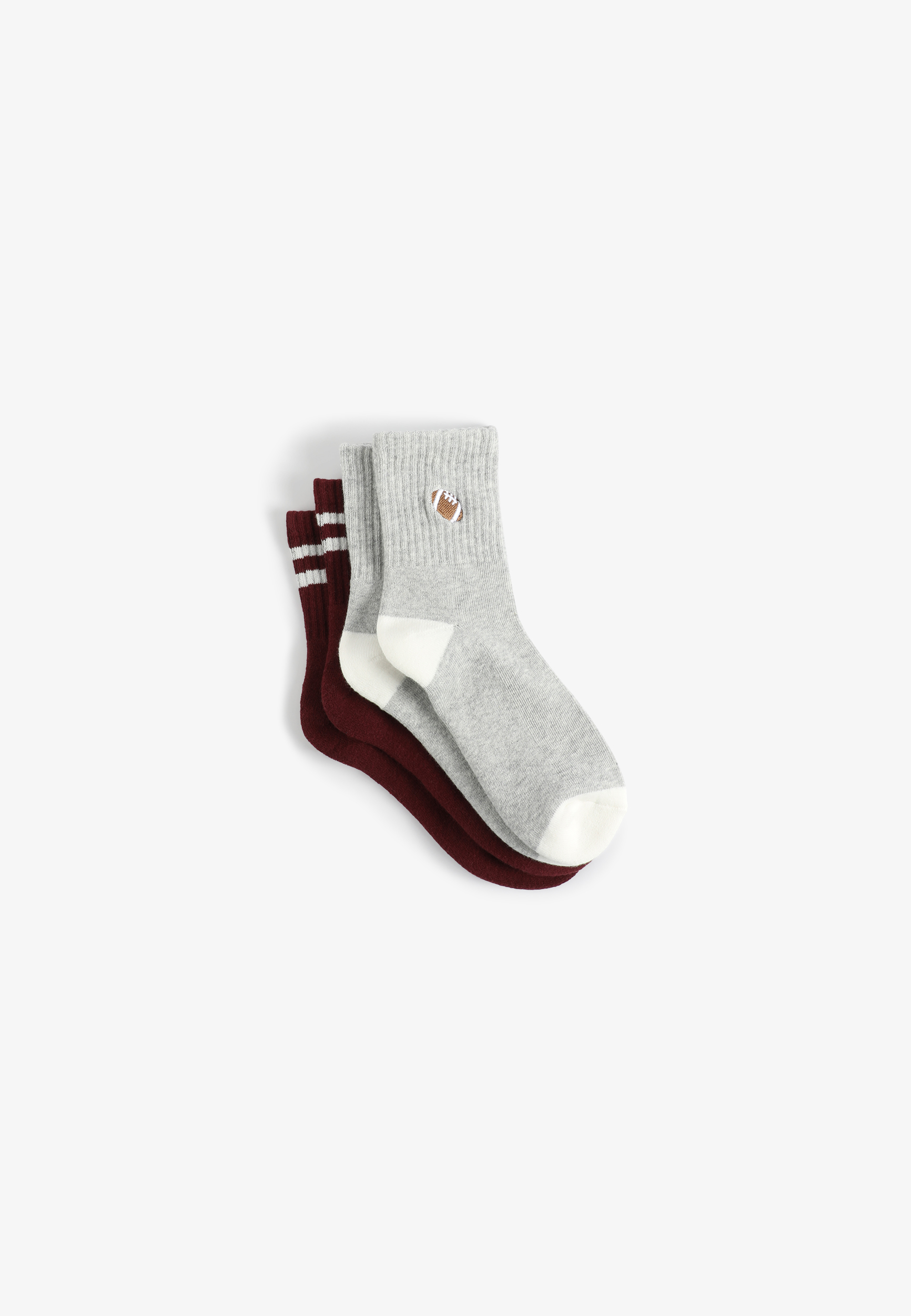2 Pack Football Short Crew Socks