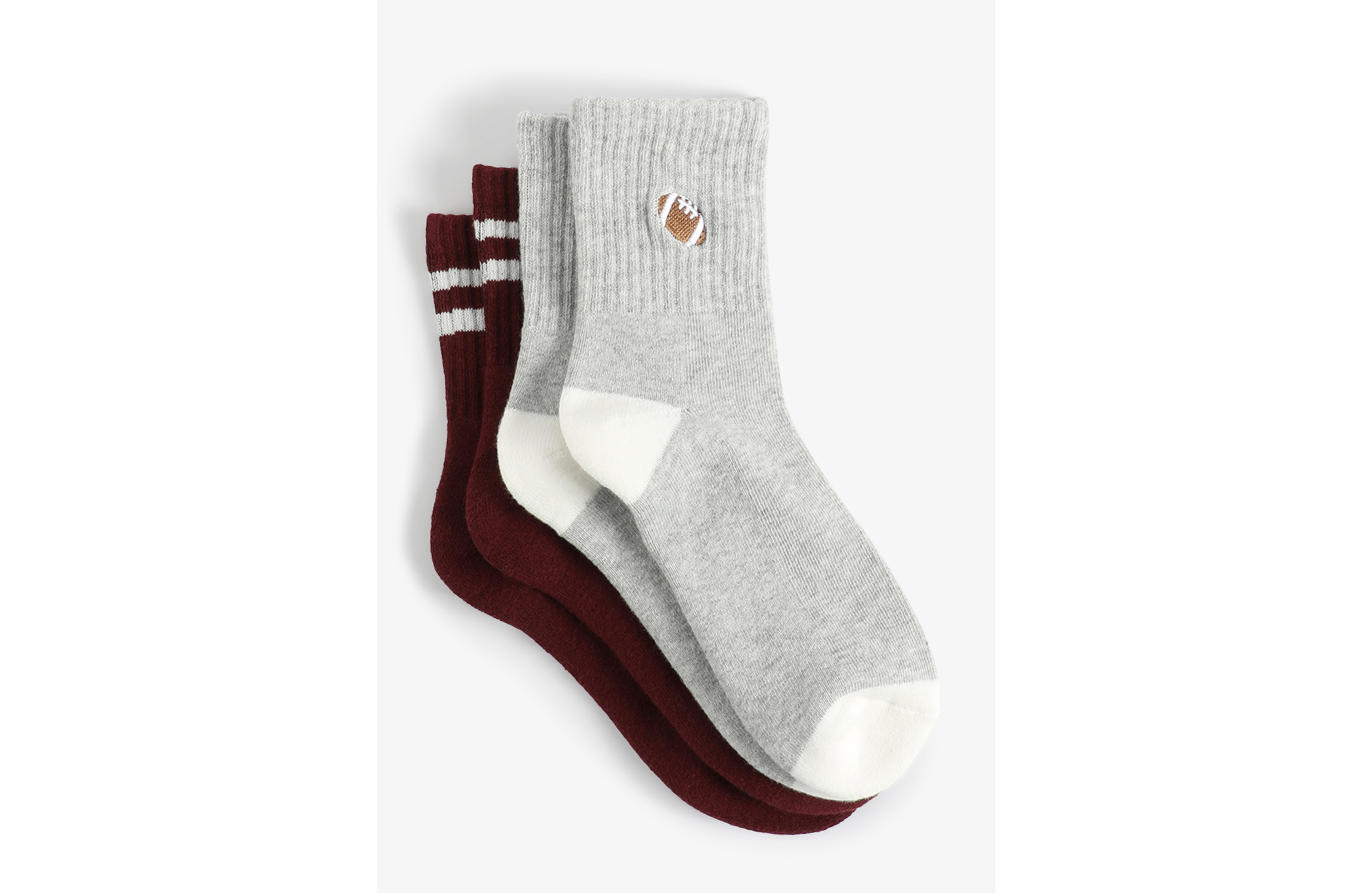 2 Pack Football Short Crew Socks