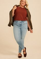 Plus Size m jeans by maurices&trade; Cool Comfort Spaded Welt Pocket Jegging, C2806, small
