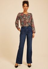 m jeans by maurices™ Dark Super High Rise Seamed Trouser Jean, C258, small