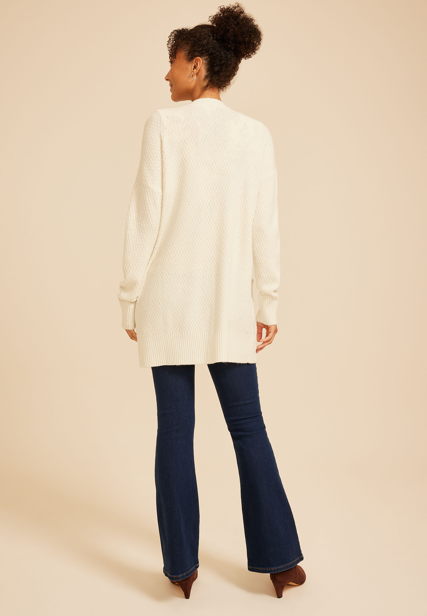 90s Slouch Open Front Cardigan | maurices
