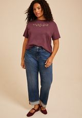 Plus Size Tis the Season Vintage Fit Graphic Tee, C2424, small
