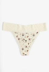 Simply Comfy Coffee Print Thong Panty, C4857, small