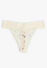 Simply Comfy Coffee Print Thong Panty, C4857, small