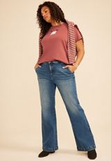 Plus Size Halloween Ghost Cat Classic Fit Graphic Tee, C9585, small