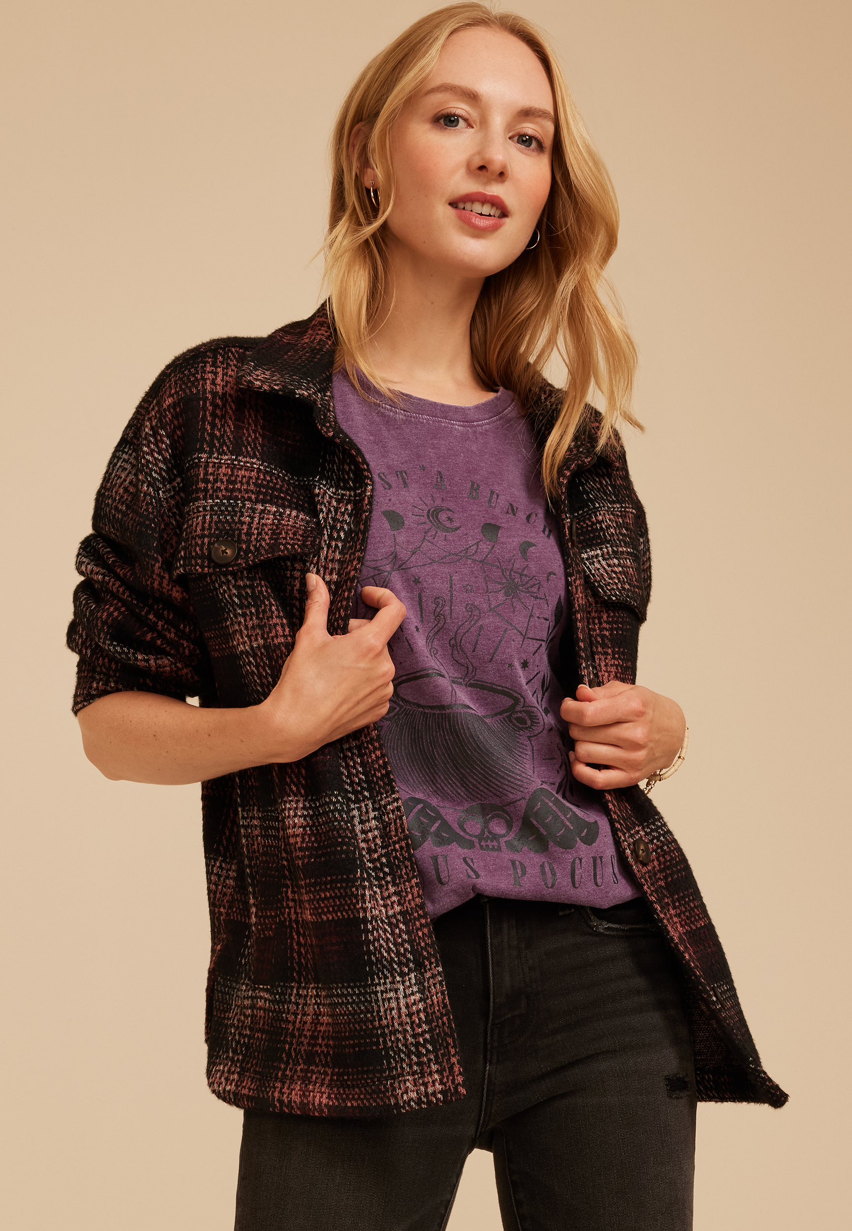 Hocus Pocus Classic Fit Graphic Tee, POTENT PURPLE, large