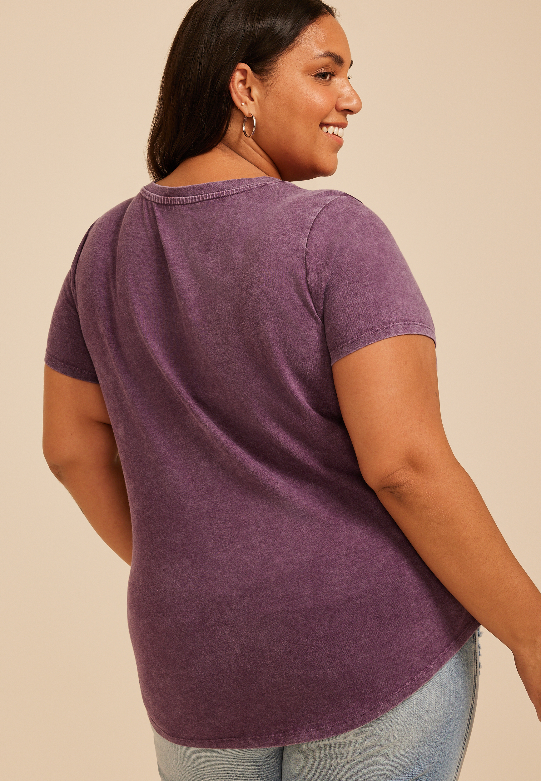Plus Size Hocus Pocus Classic Fit Graphic Tee, POTENT PURPLE, large